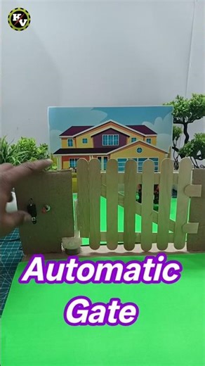 Automatic Gate | Diy Electric Gate #automaticgate #sciencefairproject #scienceproject #schoolproject