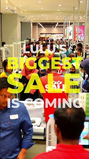 Hyderabad, get ready... 👀🔥LuLu's Biggest Sale is coming soon to LuLu Mall Hyderabad! 🛍️Stay tuned.