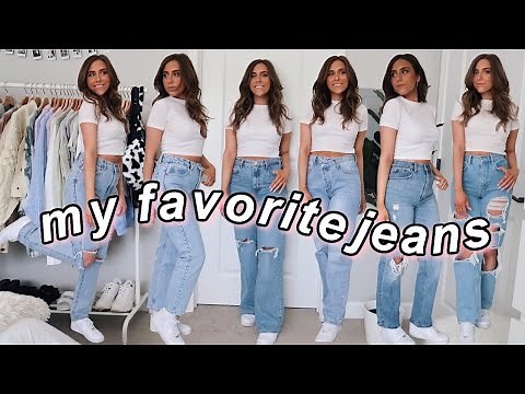 MY FAVORITE JEANS + TRY ON 2021 | the best affordable jeans !