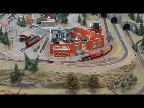LK&R n scale steam train 🚂 on December 4 2025