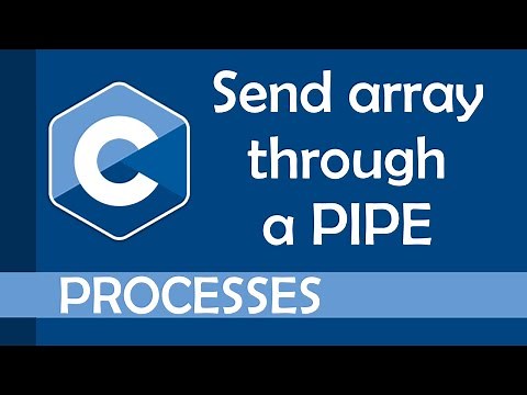 How to send an array through a pipe