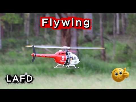 Flywing Bell 206 V4 RC Model in action!!