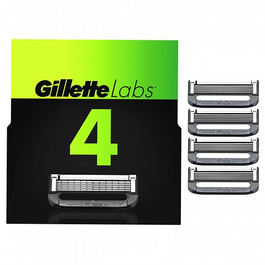 GilletteLabs Razor Blade Refills Razor Cartridges, Razor Refills for Men Compatible with GilletteLabs Exfoliating Bar Razor and Heated Razor - Walmart.ca