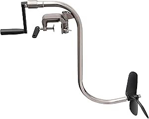 Hand Operated Boat Propellers, Hand Crank Boat Propeller Manual Boat Propeller Hand Propeller for Kayak Inflatable Boats, Fishing Boats (Suitable for 15.75-20.8in Height & 5.91-9.84ft Length Boat)