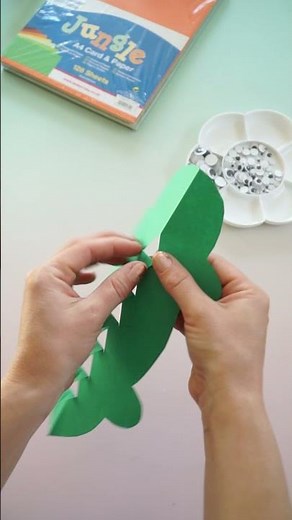 How to Make a Paper Crocodile