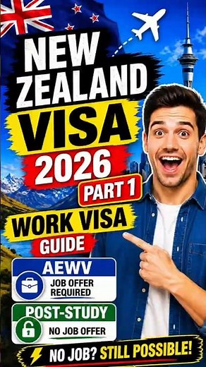 Part 1 | New Zealand Work Visa 2026 | AEWV Complete Guide | Fees, Requirements, Process