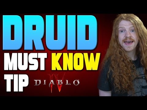 Diablo 4 - The BIGGEST Tip For Druid - Must Know To Max Damage