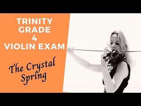 Trinity violin exam grade 4 The Crystal Spring