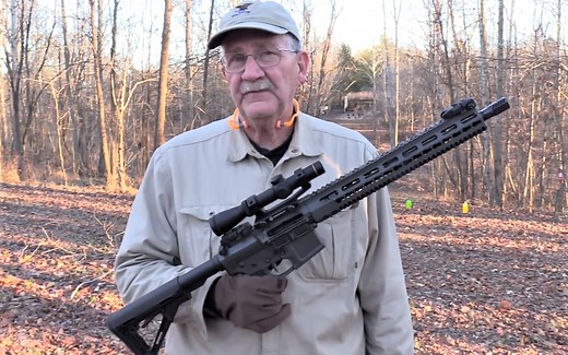 【hickok45】老爷子试射勇士轻武器 AR-15 打靶P.2 [英字]