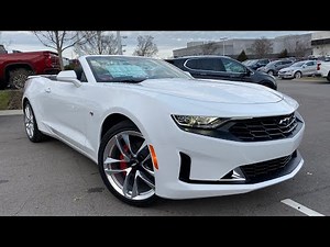 The New 2020 Chevy Camaro 3LT Convertible RS Package Adrenaline Red Leather 3.6L V6