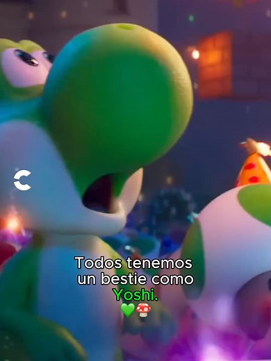 Etiqueta a ese amigo que es tu Yoshi, 💚🍄 porque hoy le toca meterse a mi app o sitio web por los boletos de #SuperMarioGalaxy. 👀🎬 #Cinépolis #cine #parati #estreno #bff #pelis #movies