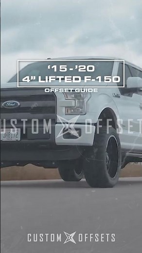 2015-2020 F-150 - 4" OFFSET VIDEO GUIDE FROM CUSTOM OFFSETS