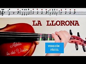 LA LLORONA, VIOLÍN ( PARTITURA+AUDIO)