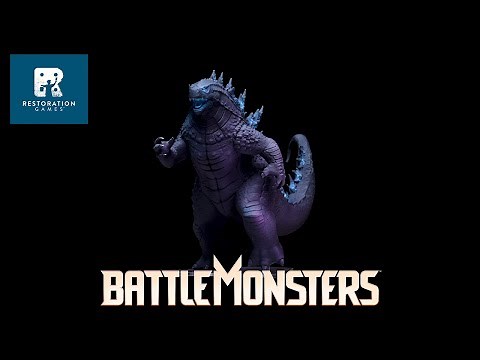 Let's Paint GODZILLA from Battle Monsters!