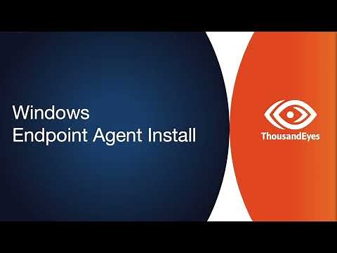 ThousandEyes - Endpoint Agent Installation on Windows