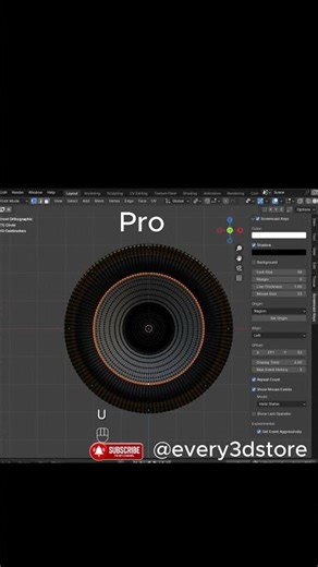 Blender Speaker Grill Trick #shorts #blender #blender3d #b3d #boolean #3dmodeling #3dtips