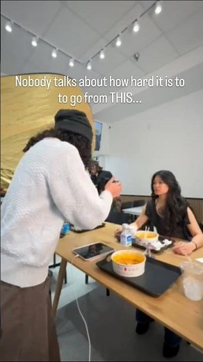 Shooting commercials✅️ cashiering❌️