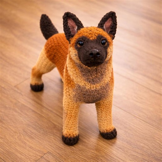 Realistic Boxer Dog Amigurumi Crochet Pattern PDF, Standing Dog Plush, Lifelike Puppy Toy, Advanced Crochet Dog Pattern, Handmade Pet - Etsy