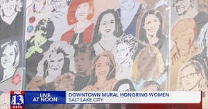 New mural honoring Utah women unveiled in downtown Salt Lake City