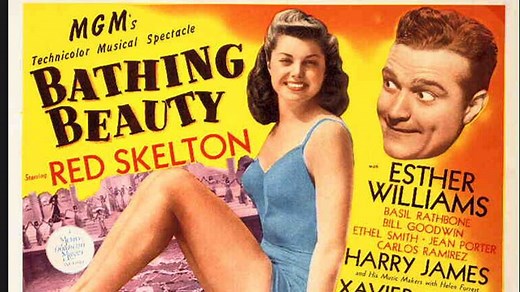 Bathing Beauty (1944) Red Skelton, Esther Williams, Basil Rathbone, Jean Porter, Nana Bryant, Director: George Sidney (Eng).