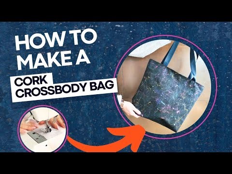 Sewing Cork 22 - How to Make a Tote Bag with Natural Cork Fabric | Step-by-Step Tutorial