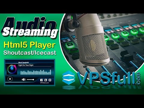 Reproductor Html5 para Radio live streaming Shoutcast