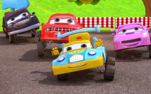 会唱英文歌的Adi-汽车家族全员闪亮登场，全力冲刺！