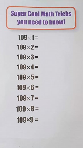 5.2K views · 52 reactions | Part 284: Crazy Math Tricks that you need to know! Math Tricks Tutorial ✅ Don't forget to follow  Thank you﫰 #math #mathnotes #maths #MathTricksTutorial #mathematics #mathtricks #MathTricksTutorial #reels #reelsvideo #reelsviral #mathreview #reelsfb #tutorial #viral #viralreels | Math Tricks Tutorial | Facebook