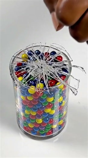 slow motion glass breaking satisfying video
