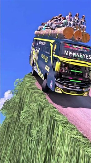 Most Dangerous Road Survival on Euro truck simulator 2 Bus mod