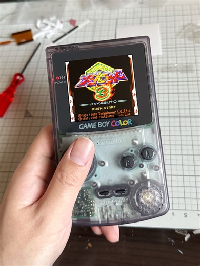 ゲームボーイカラーを遊びやすく改造してみた(IPS液晶) #gb #gameboy #gameboycolor #ゲームボーイ#改造 #rin_ch #りんちゃんねる #toys #hobby #玩具 #おもちゃ