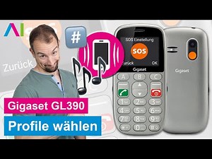 Gigaset GL390 - Profile • 📱 • 🔇 • 📳 • Anleitung | Tutorial