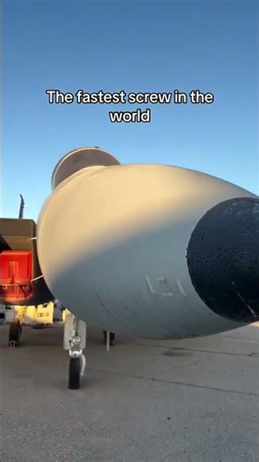 The "Fastest Screw" in the World? ✈️ F-15 Eagle Nose Cone Detail #f15 #aviation