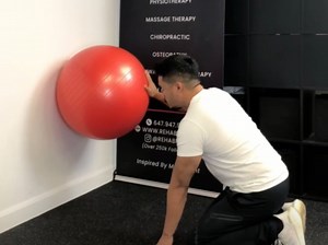 Wall Ball Shoulder Circles — Rehab Hero