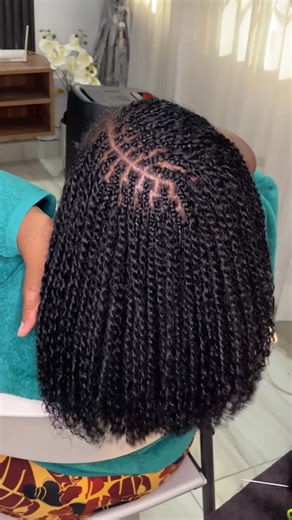 Micro Half Side Hairstyle with Human Hair