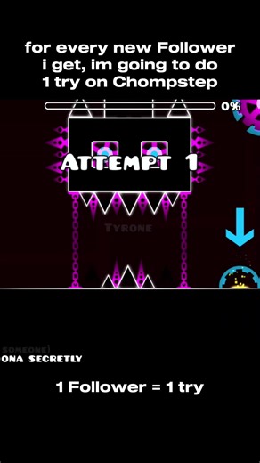 Try Challenges in Geometry Dash