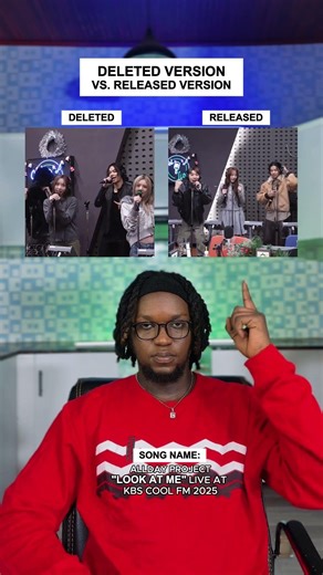 Deleted Version Vs. Original Version: ALLDAY PROJECT ‘LOOK AT ME’ #shorts #music