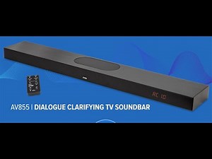 ZVOX AccuVoice AV855 Dialogue Clarifying Soundbar