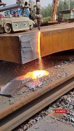 Welding Process on Railway Track: Atlantic Industries