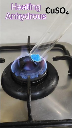 Heating Hydrated Copper Sulphate | Class 10 | #shorts