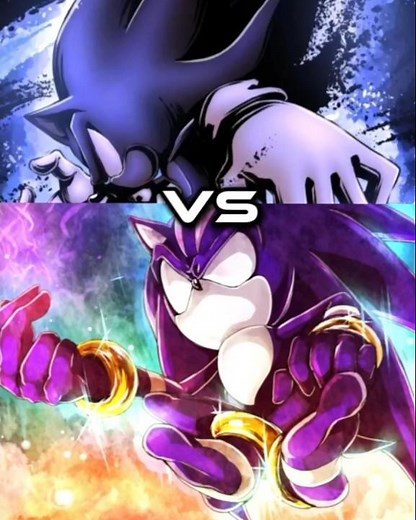 Dark Sonic vs Darkspine Sonic
