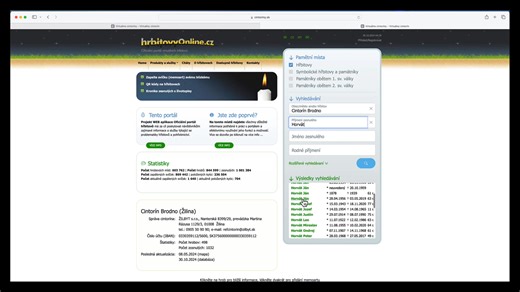 Ako zapáliť sviečku a položiť kyticu na hroby, ktorú sú na web stránke cintoriny.sk Pokiaľ nemáte možnosť osobne prísť na cintorín, alebo sú tí komu chcete zapáliť sviečku a položiť veniec na jeho hrob, je Vám to umožnené pokiaľ daný cintorín je bud'na tomto webe, alebo má svoju vlastnú stránku. Ako to urobiť? Pozrite si video návod. | Miloš Horvát
