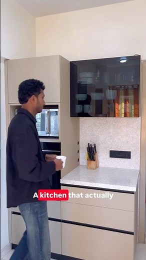 Modular Kitchen Storage Ideas | Soft Close Cabinets & Glass Units