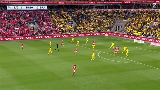 39’ - Mål av Felix Horn Myhre (1-1)