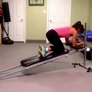 One of the most popular accessories requested for the Total Gym is the AB Crunch accessory. The AB Crunch is popular because there is no pulling on the neck or shoulders to effectively work the abdominal muscles. The AB Crunch an effective tool for developing core strength, which includes the muscles in your abdominals, back, and glutes. Strengthening these muscles can improve your overall stability and balance, and reduce the risk of injury during other exercises. One of the main benefits of us