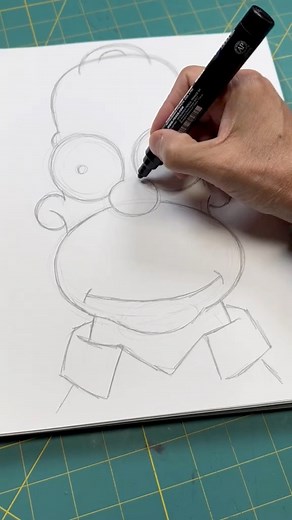 171K views · 646 reactions | How to draw Homer Simpson #art #artist #drawing #fbreels #reelsvideos #reelsinstagram #asmrsounds #satisfying #satisfyingvideos | Dude Drawz | Facebook