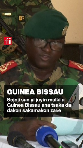 651K views · 27K reactions | Babban kwamandan da ke kula da fadar shugaban ƙasar Guinea Bissau Birgediya Janar Denis N’Canha ya sanar da juyin mulki ana tsaka da dakon sakamakon zaɓe | RFI Hausa | Facebook