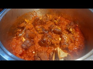 HOW TO COOK NIGERIAN MOST DELICIOUS GOAT MEAT STEW. HOW TO MAKE GOAT MEAT STEW.