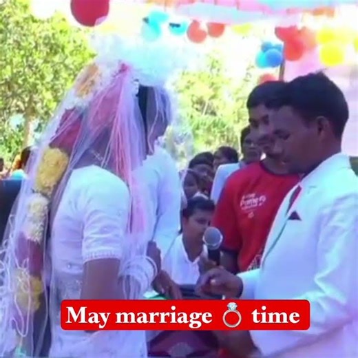 a simple Christian wedding ceremony/christian wedding /adivasi /karaputia