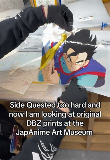 Exploring Original Dragon Ball Z Art at JapAnime Art Museum